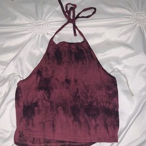 Full Tilt halter crop top